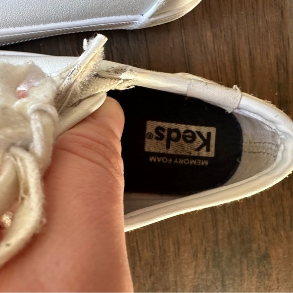 Keds Toddler Baby Size 8 Unisex Sneakers White Kickstart Core Velcro Lace Up - Picture 8 of 8